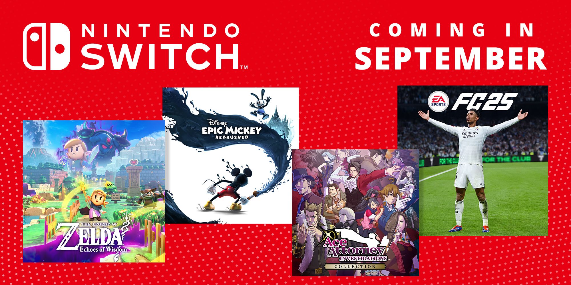 Upcoming Nintendo Switch games – September 2024