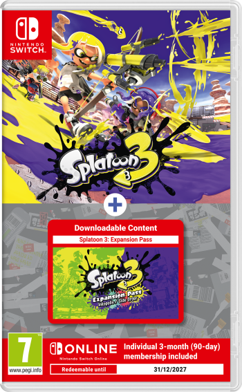 Splatoon 3 + Splatoon 3: Expansion Pass + Nintendo Switch Online Individual 3-month (90-day) Membership