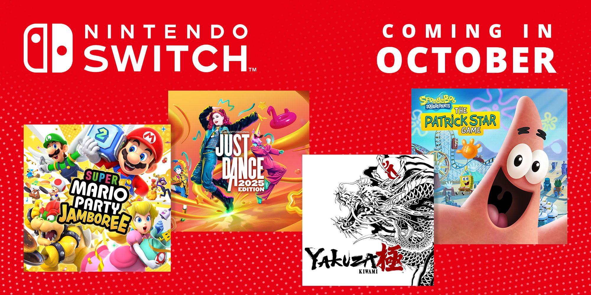 Upcoming Nintendo Switch games – October 2024