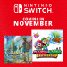 Upcoming Nintendo Switch games – November 2024