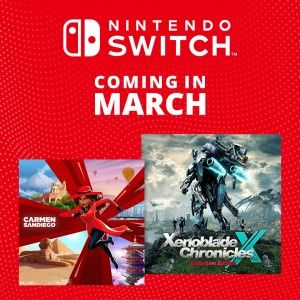 Upcoming Nintendo Switch games – March 2025